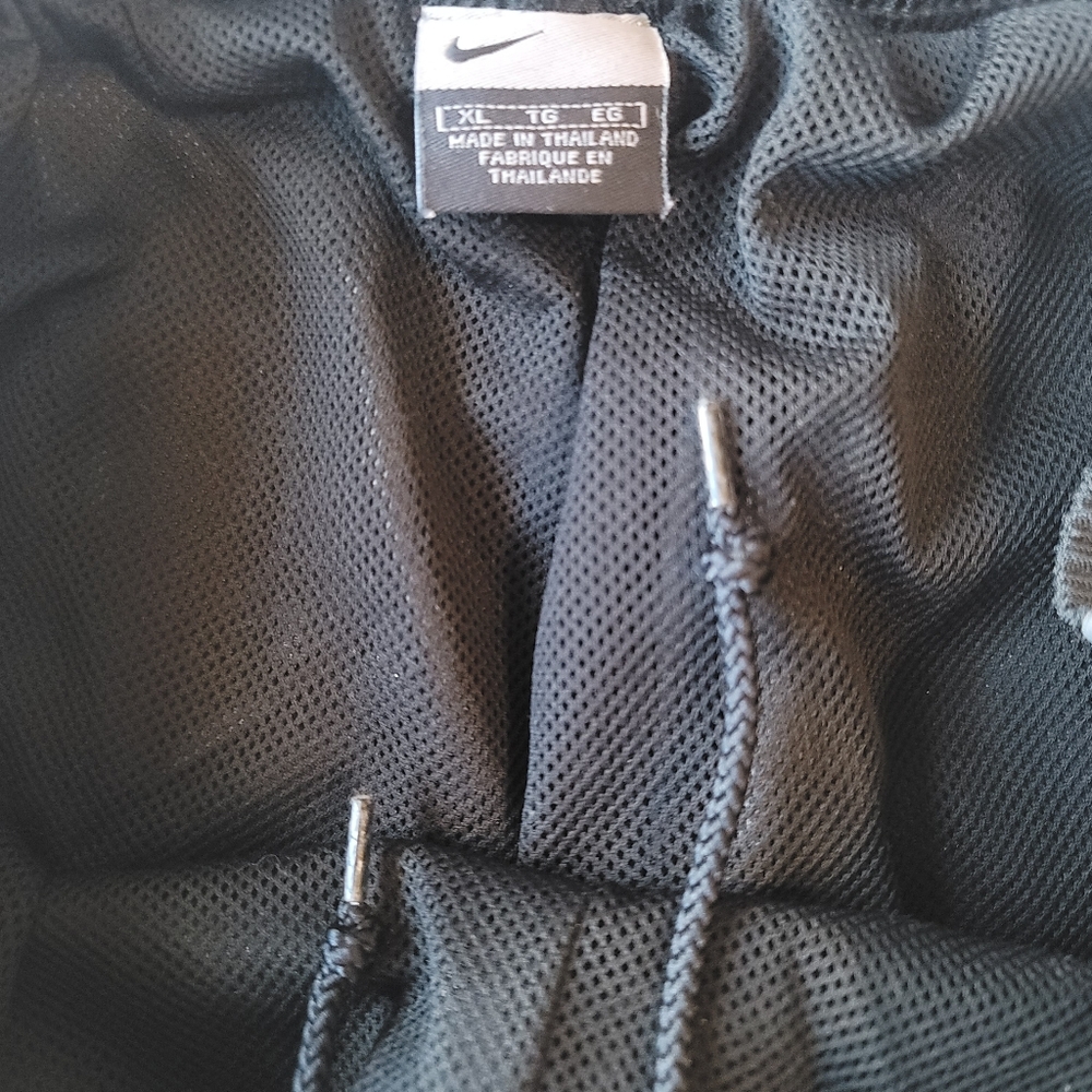 Nike Nylon Baggy Black Track Pants - Picture 3 of 5
